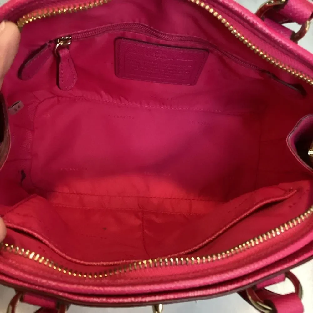 Coach Bag Purse Handbag Crossbody Leather Prince Street Mini Domed Satchel Bag
